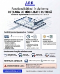 ANUN? IMPORTANT: Func?ionalit??i noi �n platforma informatic? �RE?EAUA DE MOBILITATE RUTIER?� 